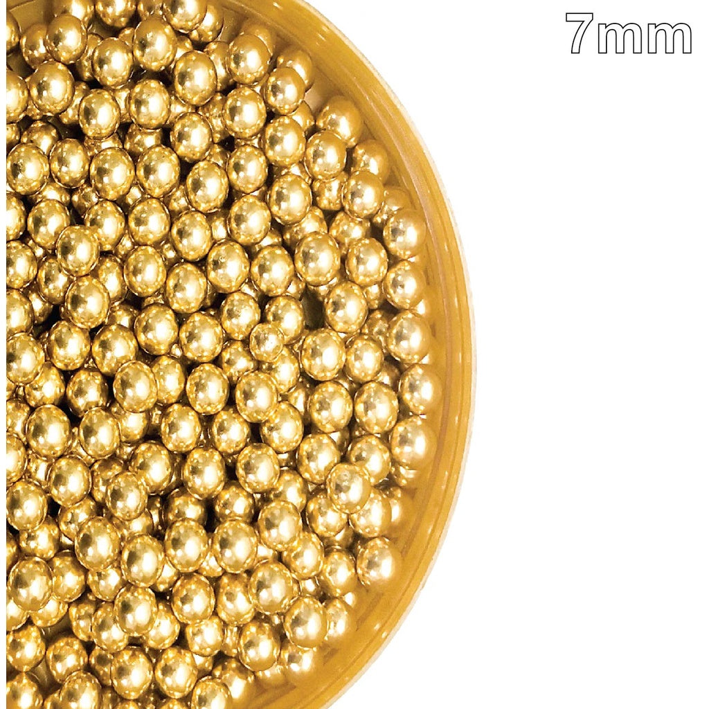 Imported Quality Gold Pearls, 7mm