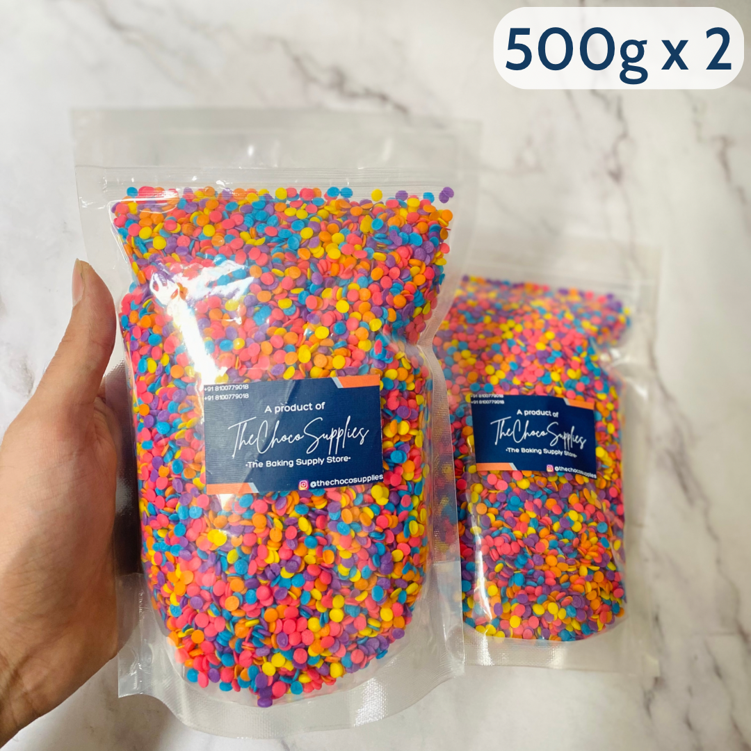 Disc Confetti Sprinkles (Gold) - 4oz