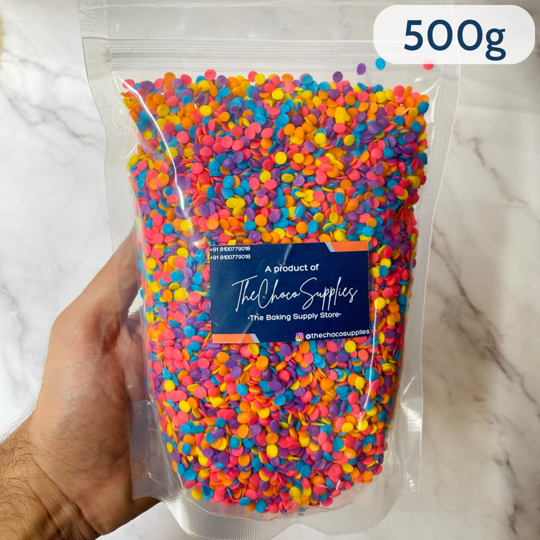 Disc Confetti Sprinkles (Gold) - 4oz