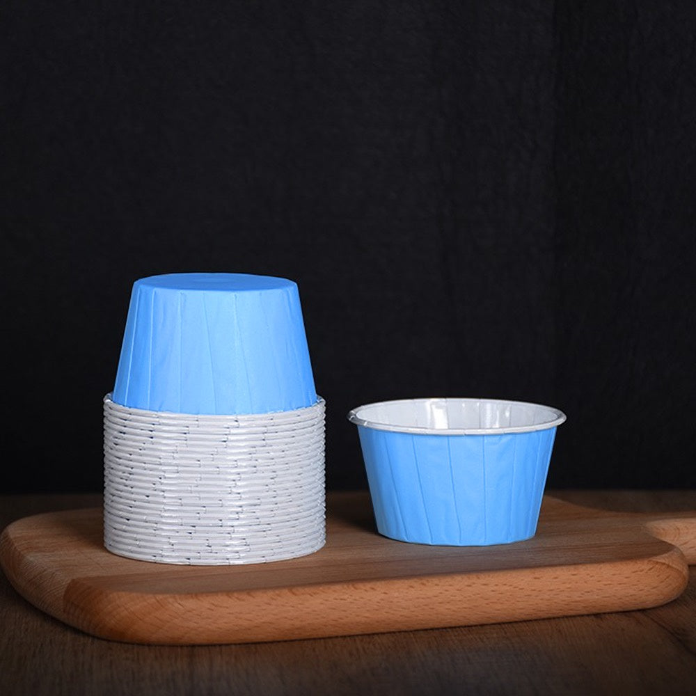 Light Blue Mini Cupcake Liners  Light Blue Midi Baking Cups