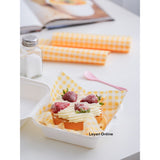 Black and White Chex Printed Butter Paper | Pack of 50pcs