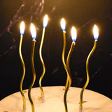 Spiral Candle (Pack of 6pcs) | Assorted Colours | Bulk Options