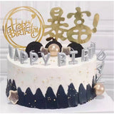 Happy Birthday Candle set | SIlver