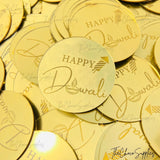Happy Diwali Acrylic Coins (Pack of 10pcs)