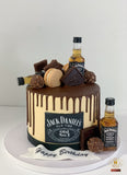 Jack Daniels Whiskey | Fake Miniature Alcohol | Cake topper