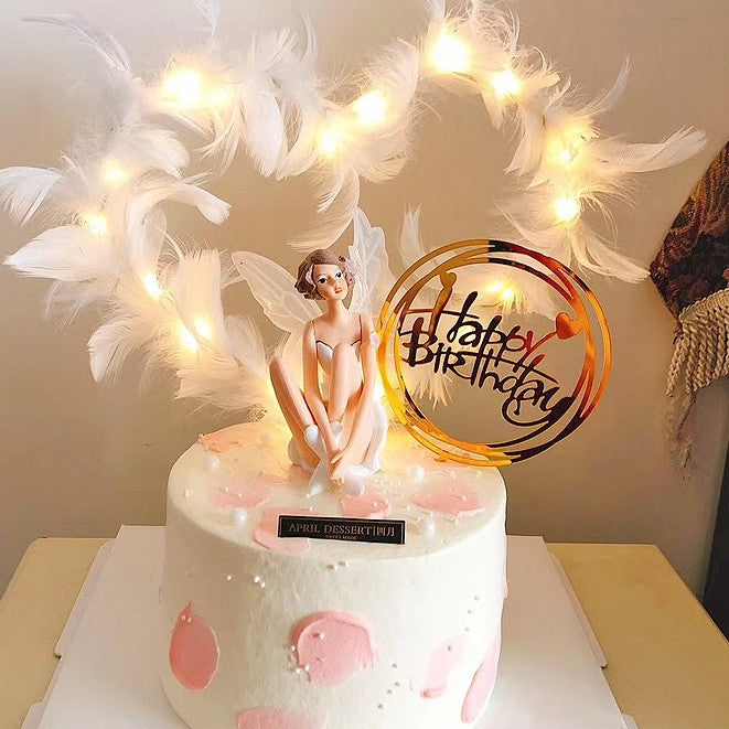 Pretty angel - Decorated Cake by Razia - CakesDecor