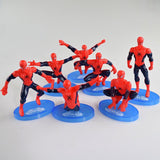 Spiderman Figurine Cake topper| Spiderman Action Figures | Set of 7.