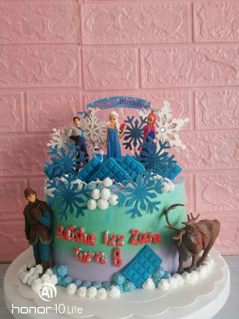 Buy FROZEN Cake Topper Set, Winter Wonderland Frozen Cupcake Cake Kit,  PALERMI Online in India - Etsy