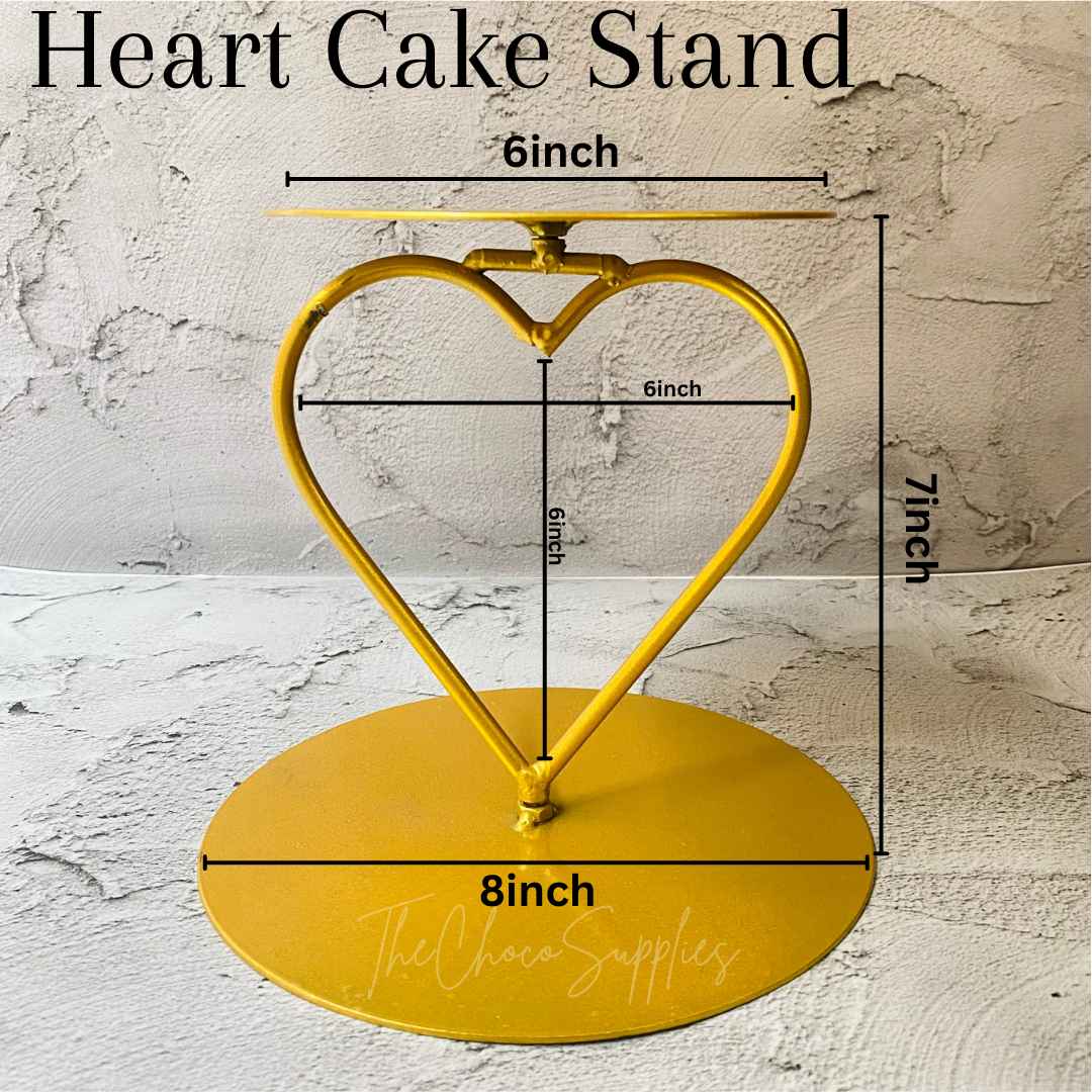 Heart Cake Stand Cake Spacers TheChocoSupplies