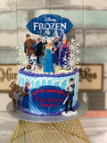 Frozen Topper | Elsa topper | Frozen Family | Mini Figurine | Cake topper | Set of 6.